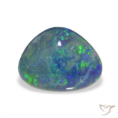 4.05ct 다색 오팔 트리플렛 보석, 팬시한, 불투명체