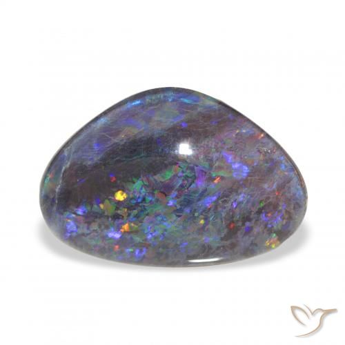 6.63ct 다색 오팔 트리플렛, 팬시한, 불투명체