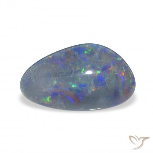 3.26ct 다색 오팔 트리플렛, 팬시한, 불투명체
