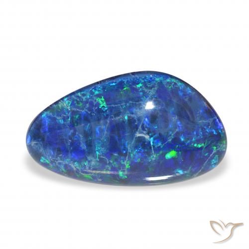 3.67ct 다색 오팔 트리플렛, 팬시한, 불투명체