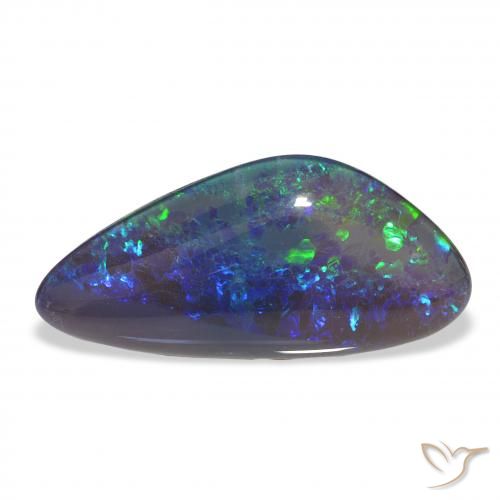 7.68ct 다색 오팔 트리플렛, 팬시한, 불투명체