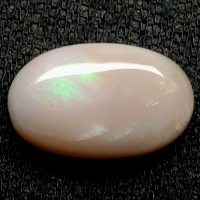5.51캐럿 천연 멀티컬러 오팔, 타원형 컷, 17.2×10.7 mm, 불투명체