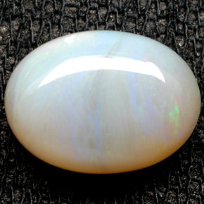 2.76캐럿 천연 멀티컬러 오팔, 투명한, 11.6×8.5 mm, 투명/반투명