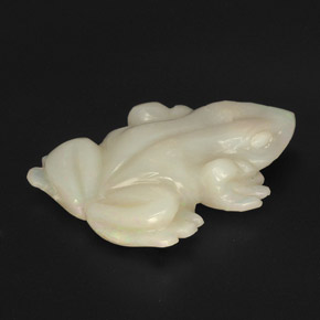 24.78캐럿 천연 멀티컬러 오팔, 멋진 모양, 31.5×24.5 mm, 불투명체
