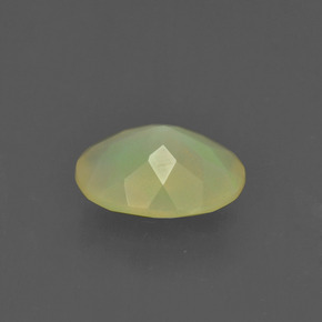 0.93캐럿 천연 멀티컬러 오팔, 타원형 컷, 9×7.1 mm, 투명한