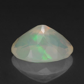 1.97캐럿 천연 멀티컬러 오팔, 투명한, 11.3×8.3 mm, 투명/반투명