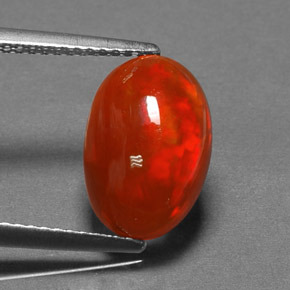 1.96캐럿 천연 멀티컬러 오팔, 투명한, 12.8×8.7 mm, 투명/반투명