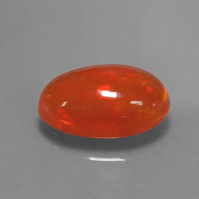 2.71캐럿 천연 멀티컬러 오팔, 타원형 컷, 13.2×8.3 mm, 투명한