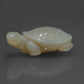 30.13캐럿 천연 멀티컬러 오팔, 멋진 모양, 31.6×17.6 mm, 불투명체
