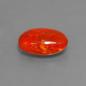 3.07캐럿 천연 멀티컬러 오팔, 투명한, 14.5×9.5 mm, 투명/반투명
