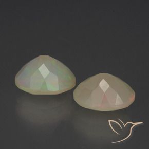 1.82캐럿 천연 다색 오팔 보석, 타원형, 투명한