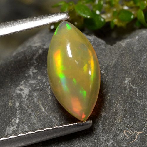 0.72ct 자연스러운 다색 오팔, 보석, 투명한