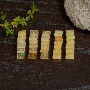 2.84캐럿 천연 다색 오팔 보석, 정사각형, 투명한