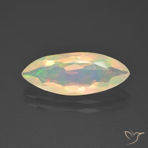1.71ct 자연스러운 다색 오팔, 보석, 투명한