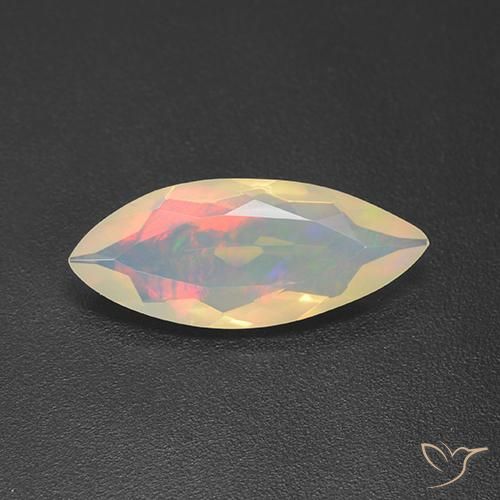 1.68ct 자연스러운 다색 오팔, 보석, 투명한