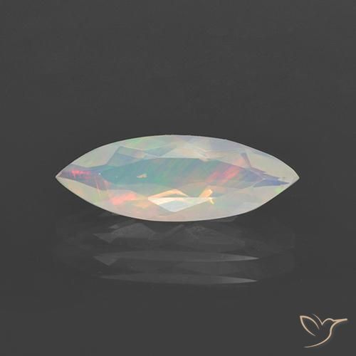 1.27ct 자연스러운 다색 오팔, 보석, 투명한