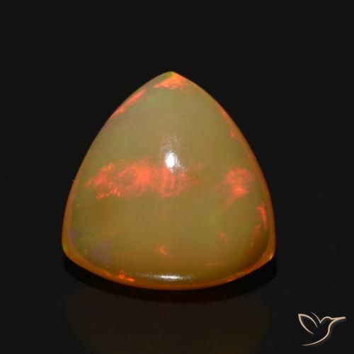 3.13캐럿 천연 다색 오팔, 일조, 투명한