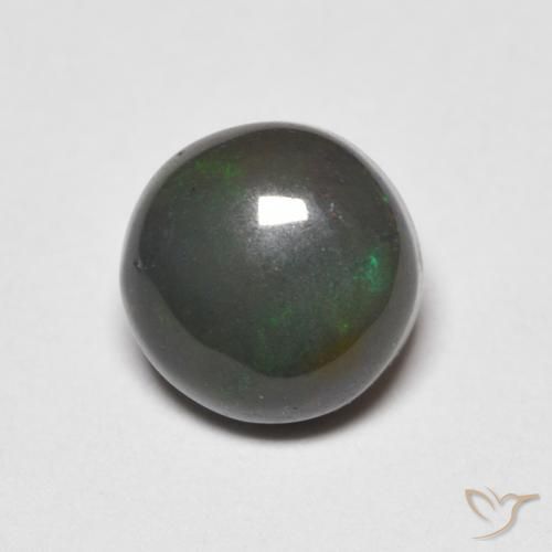 0.82ct 자연스러운 다색 오팔, 둥근, 불투명체