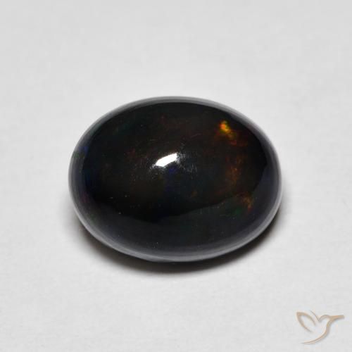 1.47ct 자연스러운 다색 오팔, 타원형, 불투명체