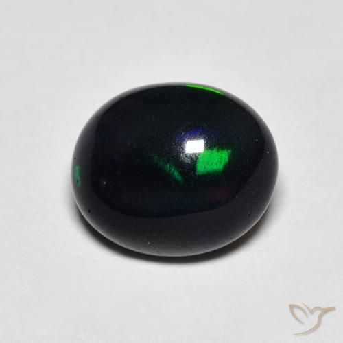 1.73ct 자연스러운 다색 오팔, 타원형, 불투명체