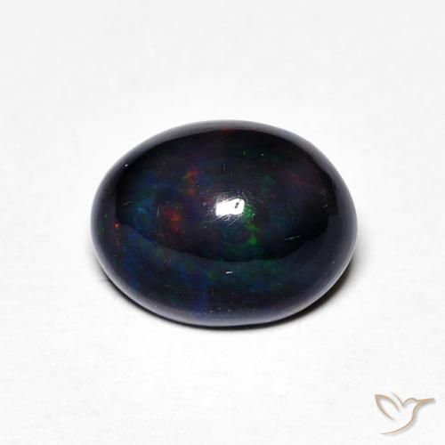 1.17ct 자연스러운 다색 오팔, 타원형, 불투명체