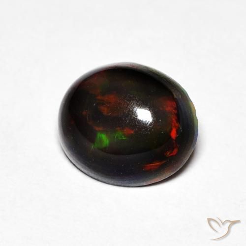 0.97ct 자연스러운 다색 오팔, 타원형, 불투명체