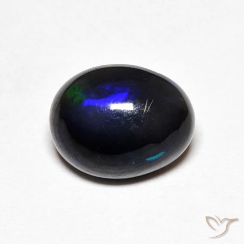 1.51ct 자연스러운 다색 오팔, 타원형, 불투명체