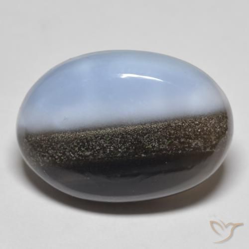 19.38ct 자연스러운 다색 오팔, 타원형, 불투명체
