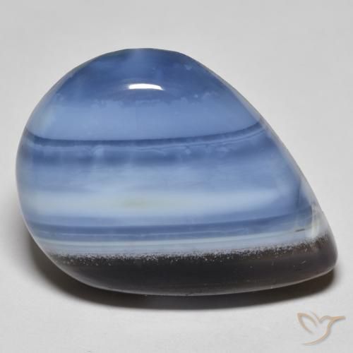 27.91ct 자연스러운 다색 오팔, 배 모양, 불투명체