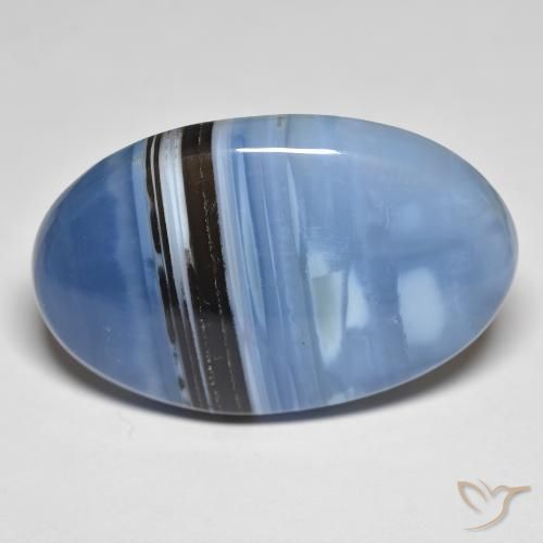 28.90ct 자연스러운 다색 오팔, 타원형, 불투명체