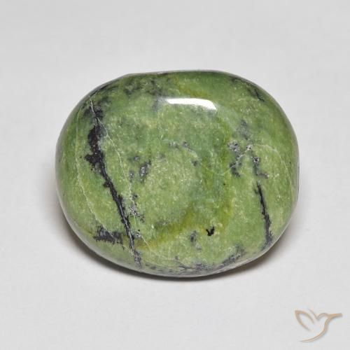 8.14ct 자연스러운 어스 그린 오팔, 타원형, 불투명체