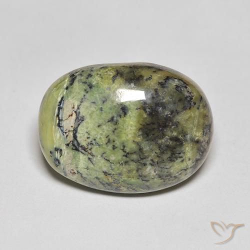 10.37ct 자연스러운 어스 그린 오팔, 타원형, 불투명체