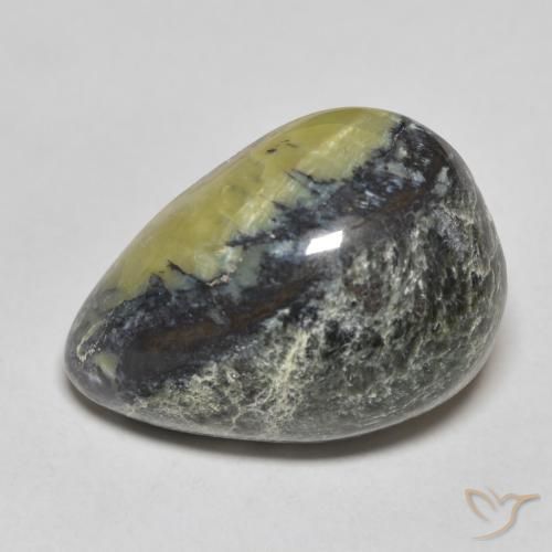 13.00ct 자연스러운 다색 오팔, 배 모양, 불투명체