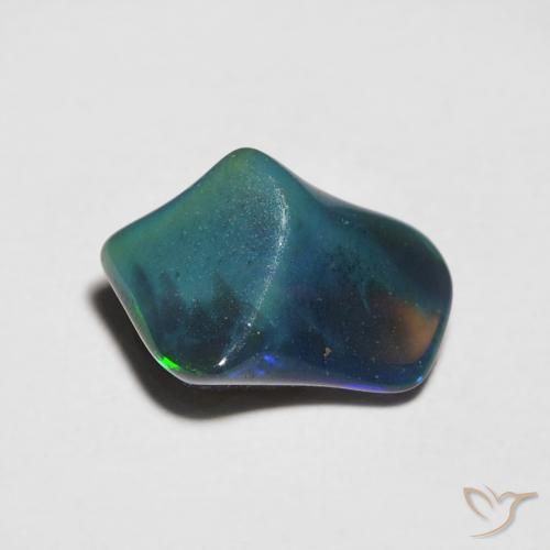 0.96ct 자연스러운 다색 오팔, 팬시한, 투명한