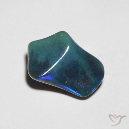 0.96캐럿 천연 다색 오팔, 팬시한, 투명한