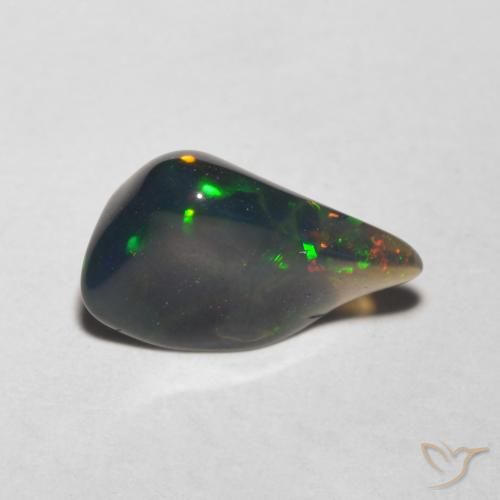 1.30ct 자연스러운 다색 오팔, 팬시한, 투명한