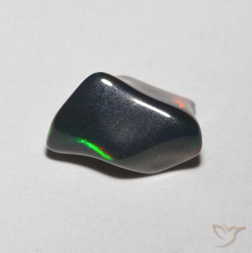 1.64캐럿 천연 다색 오팔, 팬시한, 투명한