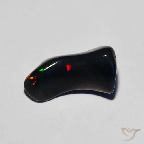 1.96캐럿 오팔 원석, 느슨한 인증 오팔 에티오피아에서, 천연 보석, 12.7 x 6.3 mm, Photo A