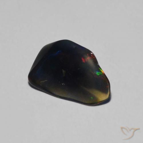 0.49ct 자연스러운 다색 오팔, 팬시한, 투명한