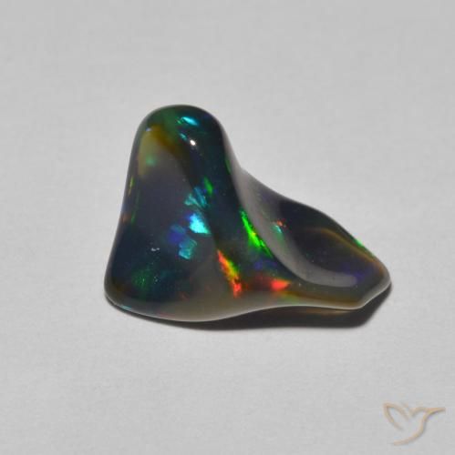 1.82ct 자연스러운 다색 오팔, 팬시한, 투명한