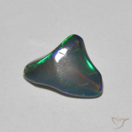 0.90ct 자연스러운 다색 오팔, 팬시한, 투명한