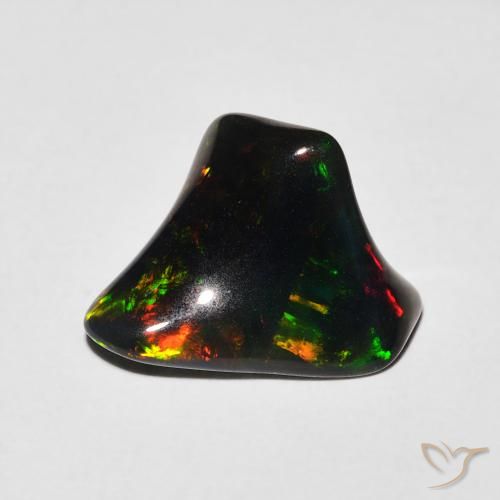 1.71ct 자연스러운 다색 오팔, 팬시한, 투명한