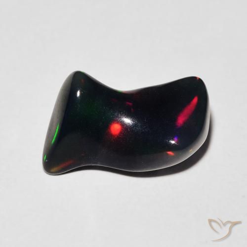 1.84ct 자연스러운 다색 오팔, 팬시한, 투명한
