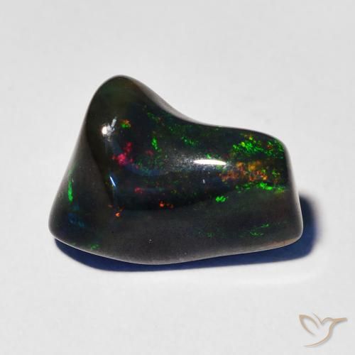 3.34캐럿 오팔 원석, 느슨한 인증 오팔 에티오피아에서, 천연 보석, 13.1 x 9.5 mm, Photo A