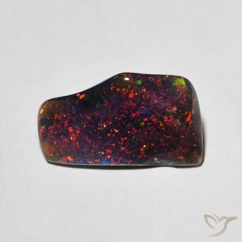 1.02ct 자연스러운 다색 오팔, 팬시한, 투명한