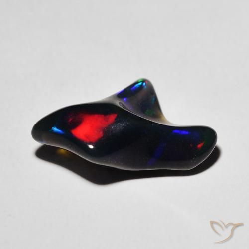 2.73캐럿 천연 다색 오팔, 멋진 모양, 투명한