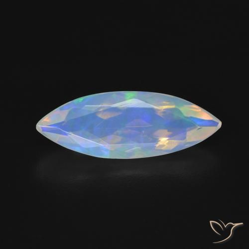 1.35ct 자연스러운 다색 오팔, 보석, 투명한