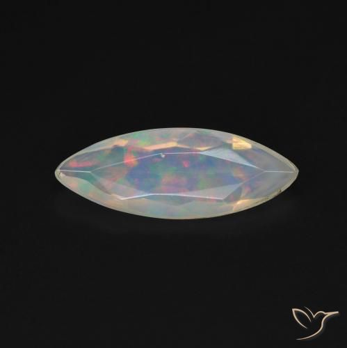 0.55ct 자연스러운 다색 오팔, 보석, 투명한