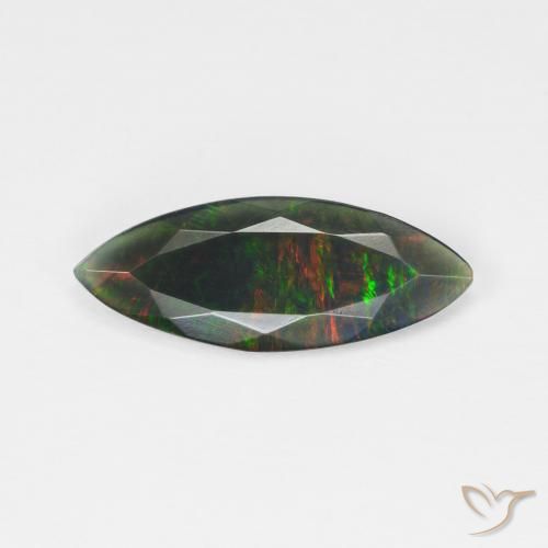 1.01ct 자연스러운 다색 오팔, 보석, 투명한