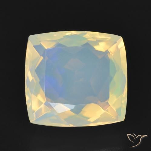 2.53ct 자연스러운 다색 오팔, 방석, 투명한